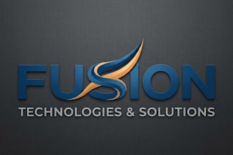 design a creative and modern fusion logo for your brand