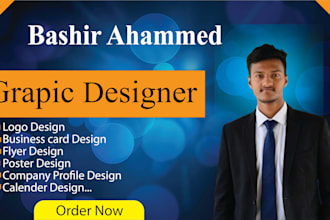 design logo business card and poster