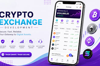 develop a secure crypto exchange website and app