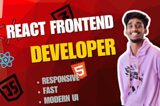 build professional react components and features responsive UI development