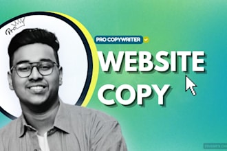 write pro website copy for brands