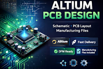 design professional pcb layout and schematic in altium designer