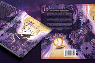 design a professional book cover, ebook cover, or amazon KDP cover