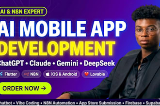 build ai mobile app, ai chatbot development, n8n for ios android with chatgpt