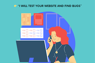 test your website and find bugs professionally