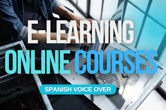 record professional latin spanish female voice over for e learning and online