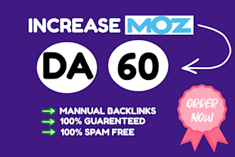 increase domain authority to 60 fast with an SEO strategy