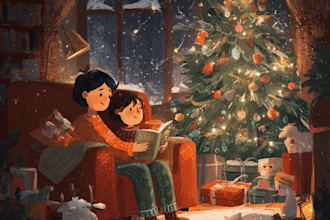 do illustration christmas book, holiday cartoon caricature