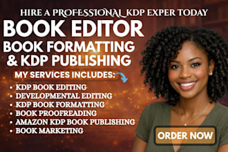 kdp book editing book formatting for amazon kindle paperback kdp book publishing
