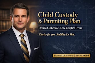 draft comprehensive child custody and parenting plans
