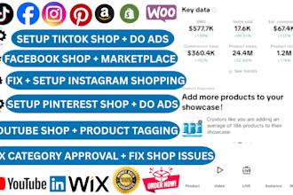 setup social media ads for ecommerce products ebook courses blogs fundraising