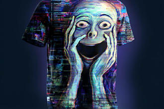 draw a custom funny meme t shirt design
