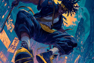 design comic book illustration with comic book illustrator