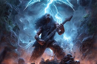 design dark art album covers and metal band artwork