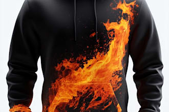 do custom hoodie design or clothing design