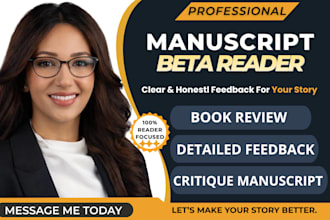 manuscript critique, fiction, romance beta reader,  with manuscript feedback