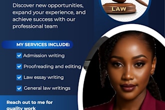 proofread and edit your law school, graduate, MBA, phd, or admissions writings