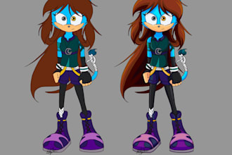 draw your sonic oc or favorite sonic character