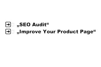 seo audit and improve your product or category page