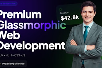 develop a professional full stack website with a custom UI