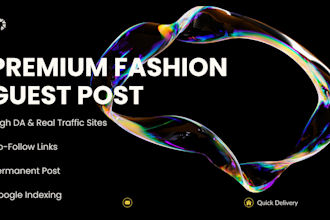 do fashion guest post for permanent dofollow backlinks