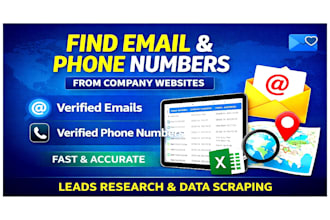 find company emails and phone numbers from websites