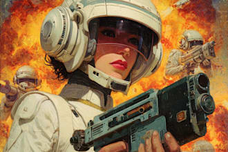draw sci fi illustration and sci fi art