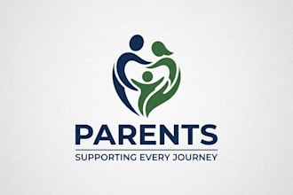 design a warm and meaningful parents logo