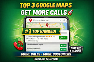 do gmb optimization maps ranking local seo for plumber dentist fix gmb listing