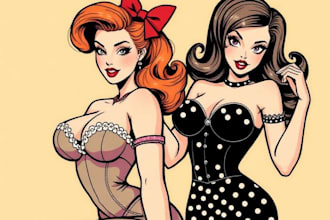 do a pin up girl and pin up girl