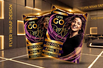 make unique and modern flyer designs for any occasion