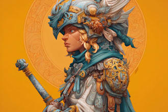 draw your fantasy character illustration