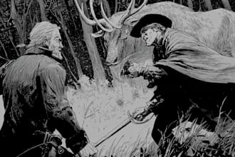 illustrate comics, graphic novels, and webtoon panels