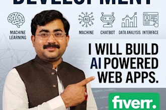 develop ai based customized web app
