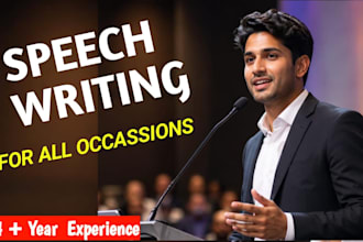 write personalized speech for any occasion