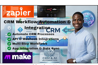 build zapier make and n8n workflow automation and integration