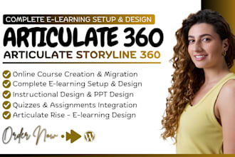 design interactive elearning course scorm with articulate storyline and rise 360