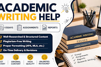 help with academic writing, assignments, and essays
