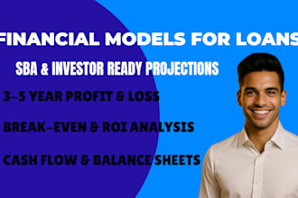 create professional financial projections and models for your sba loan