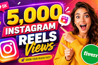 buy 5000 instagram reels views and likes for your video