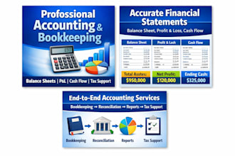 do bookkeeping, accounting, and financial statements