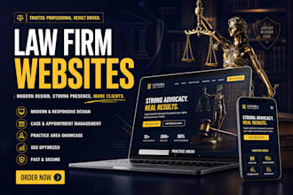 design law firm, attorney website with consultation booking in wordpress