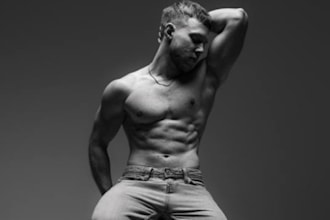 be your male fitness or fashion model