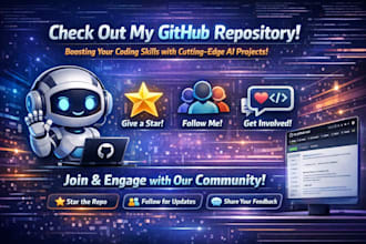 promote your github repository and promote to increase followers stars and engag