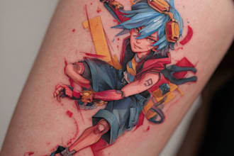 do manga anime tattoo design for you
