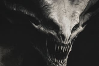 draw a horror monster for you