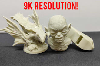 3d print your high detail models with sla resin