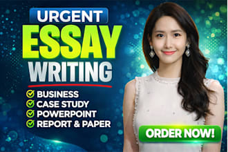 do urgent essay writing as an essay writer