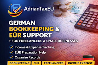 do german bookkeping and eÜr support for freelancers and small businesses