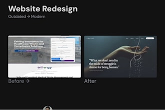 redesign your outdated website into a modern high converting site